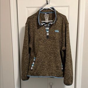 Cinch Men's Tan Zip-Up Sweater